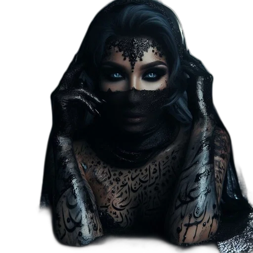 mask, creature, face, dress transparent PNG cut-out