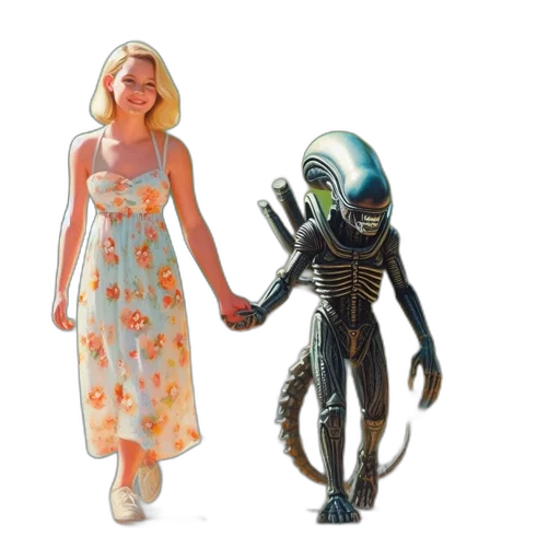 robot, creature, dress, concept art transparent PNG cut-out