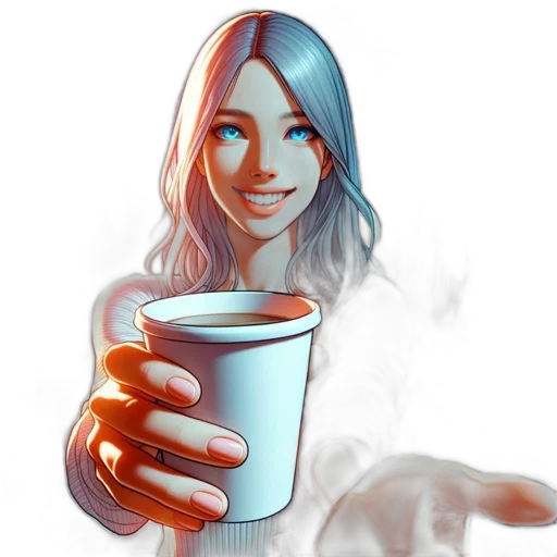face, robot, fantasy art, photorealistic transparent PNG cut-out