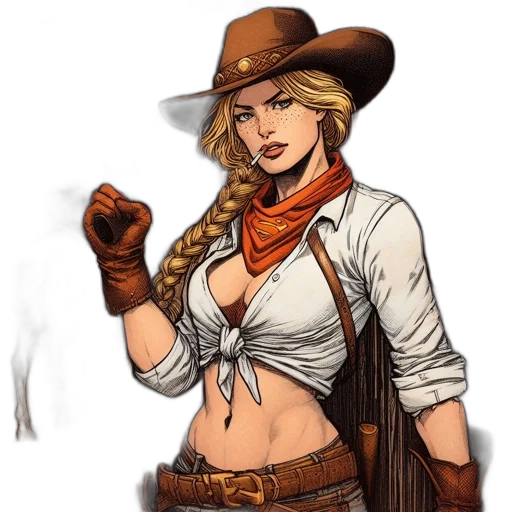 staff, hat, comic book art, concept art transparent PNG cut-out
