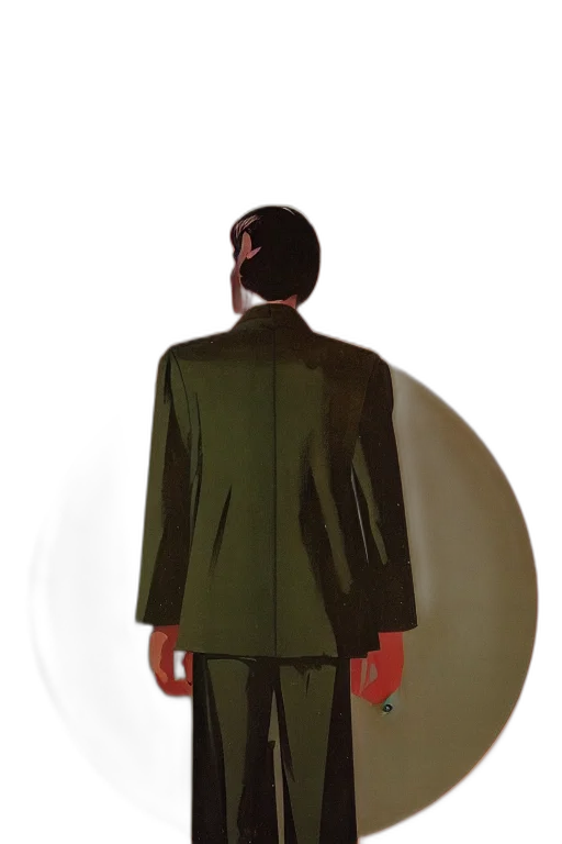 jacket, staff, umbrella, dress transparent PNG cut-out