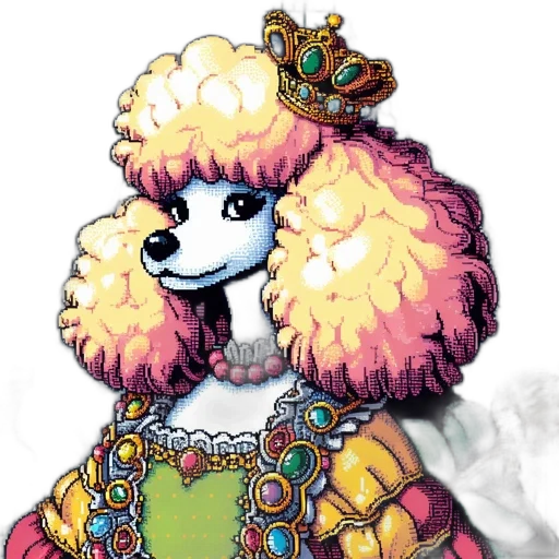 crown, dress, mask, staff transparent PNG cut-out