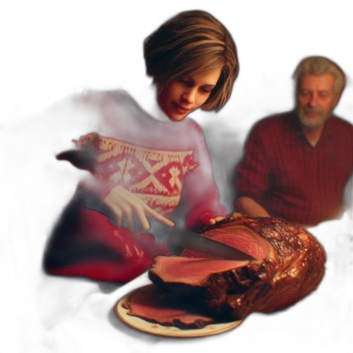 food, photorealistic, concept art, fire transparent PNG cut-out