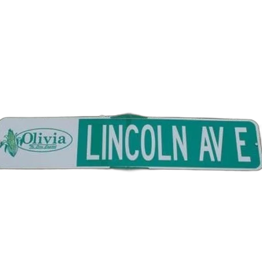 street, sign, lincoln, avenue transparent PNG cut-out