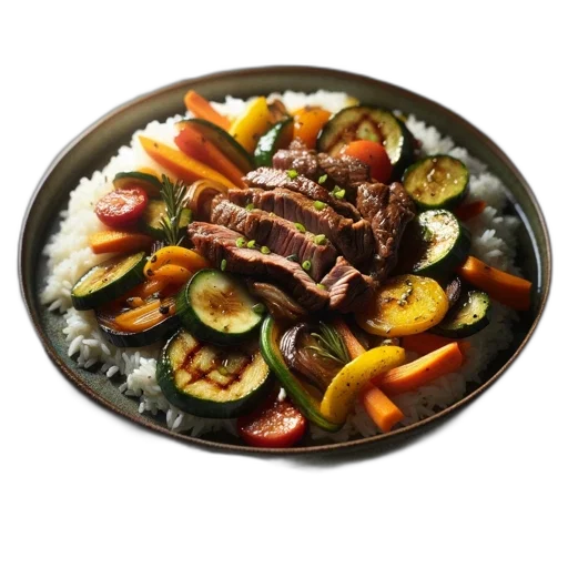 food, steak, dish, colorful transparent PNG cut-out