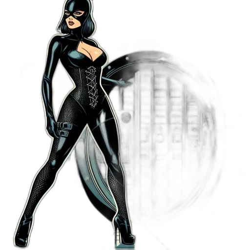 comic book art, concept art, cartoon, fantasy art transparent PNG cut-out