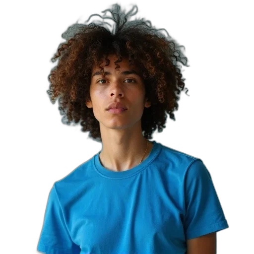 hair, staff, hat, face transparent PNG cut-out