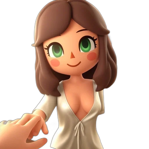 dress, staff, robot, jewelry transparent PNG cut-out