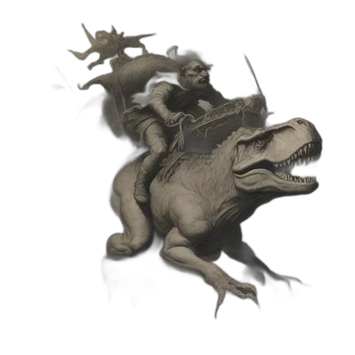 dragon, creature, animal, crown transparent PNG cut-out