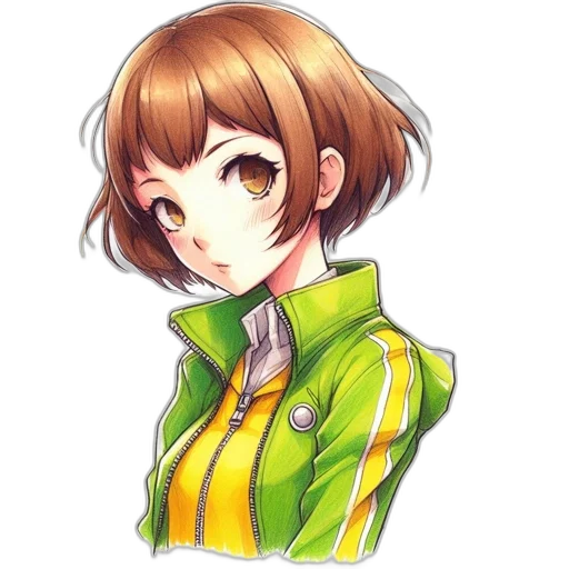 jacket, staff, face, flower transparent PNG cut-out