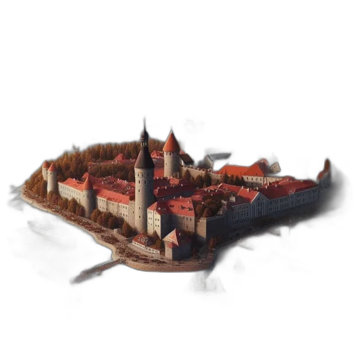 building, crown, staff, dragon transparent PNG cut-out