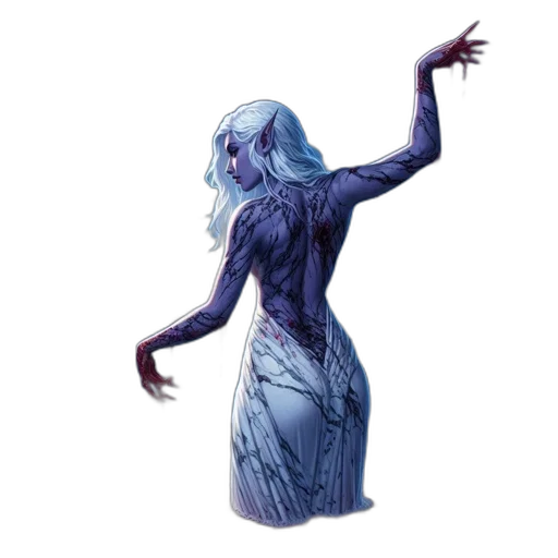 dress, creature, concept art, fantasy art transparent PNG cut-out