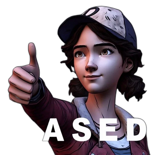 face, hat, jacket, staff transparent PNG cut-out