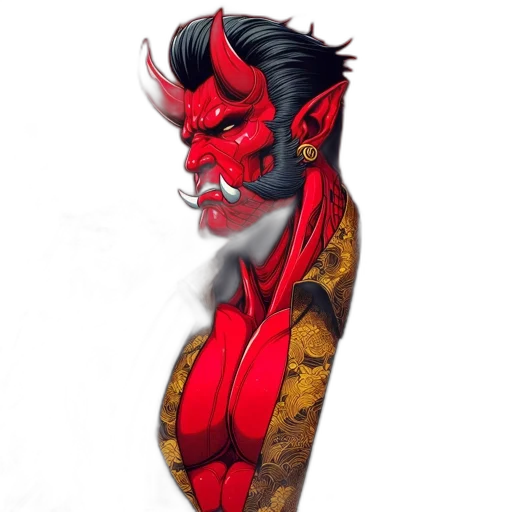 mask, face, dragon, comic book art transparent PNG cut-out