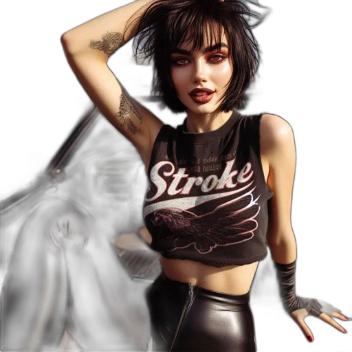 photorealistic, concept art, fantasy art, comic book art transparent PNG cut-out