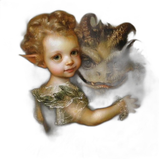 dragon, creature, mask, face transparent PNG cut-out