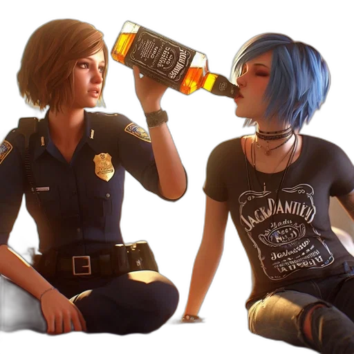 bottle, weapon, jacket, concept art transparent PNG cut-out
