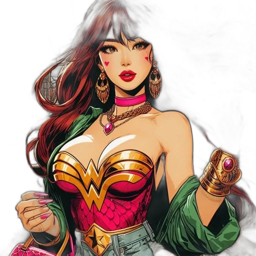 jewelry, comic book art, fantasy art, concept art transparent PNG cut-out
