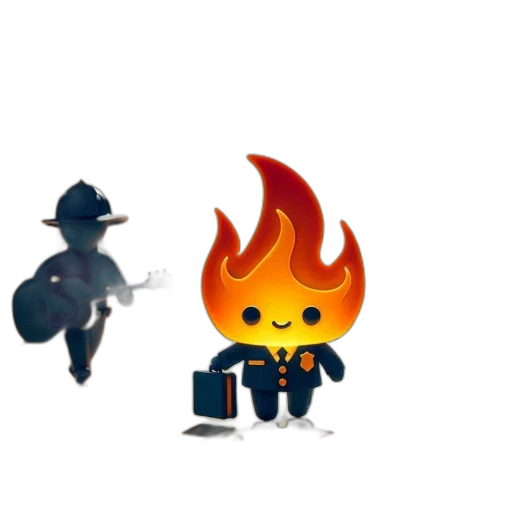 staff, hat, jacket, mask transparent PNG cut-out