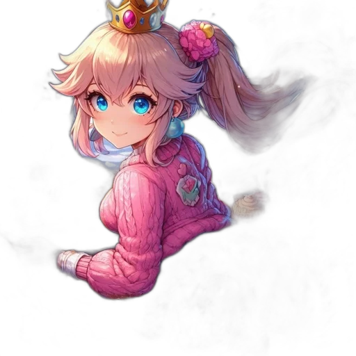 crown, creature, staff, dragon transparent PNG cut-out