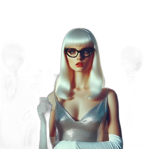 dress, mask, robot, face transparent PNG cut-out