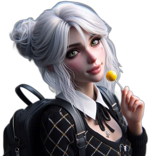 staff, jewelry, jacket, fantasy art transparent PNG cut-out