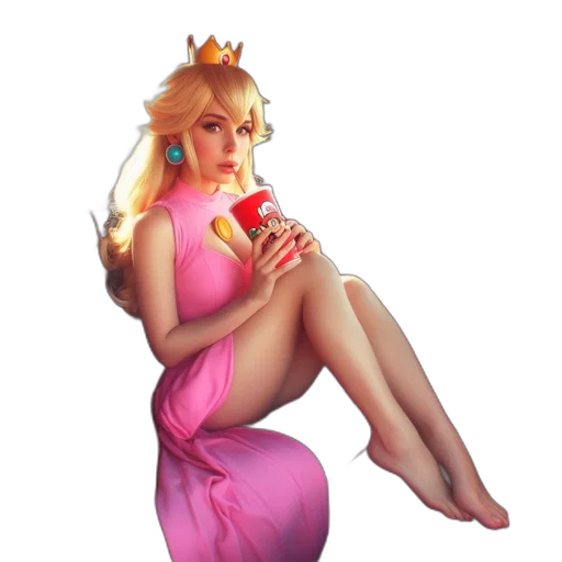 dress, crown, concept art, pixel art transparent PNG cut-out