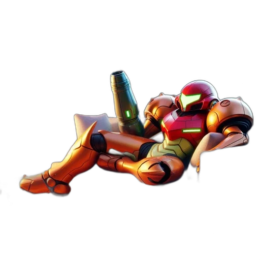 robot, weapon, 3d render, concept art transparent PNG cut-out