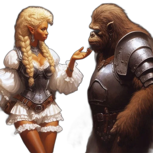 concept art, fantasy art, comic book art, photorealistic transparent PNG cut-out