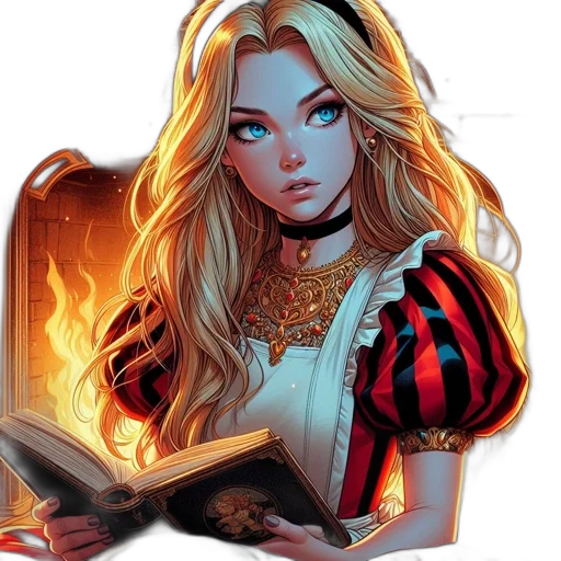face, staff, fantasy art, comic book art transparent PNG cut-out