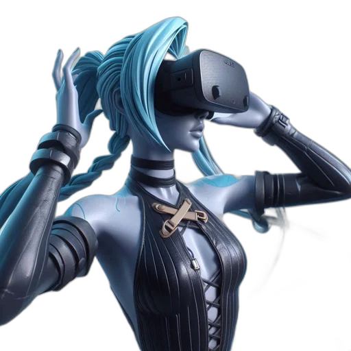 robot, cyberpunk, 3d render, concept art transparent PNG cut-out