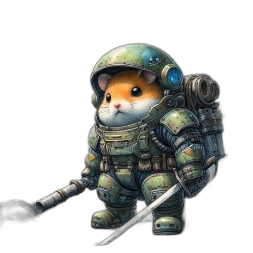weapon, staff, robot, animal transparent PNG cut-out