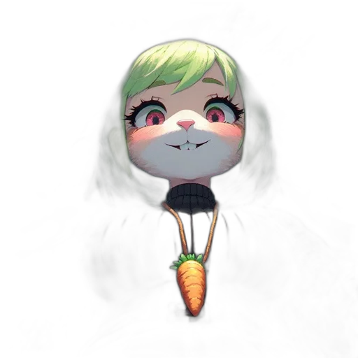 mask, creature, staff, face transparent PNG cut-out