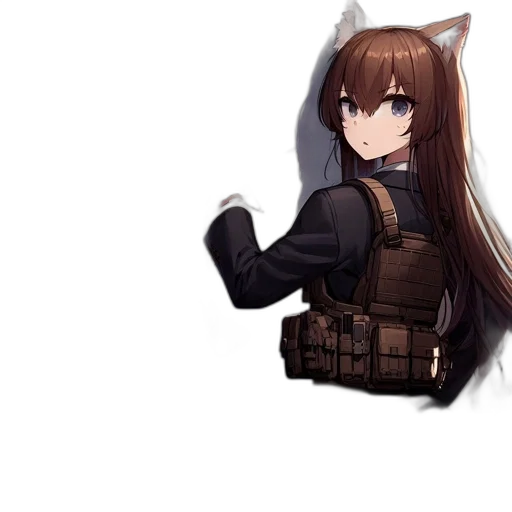 weapon, animal, staff, jacket transparent PNG cut-out