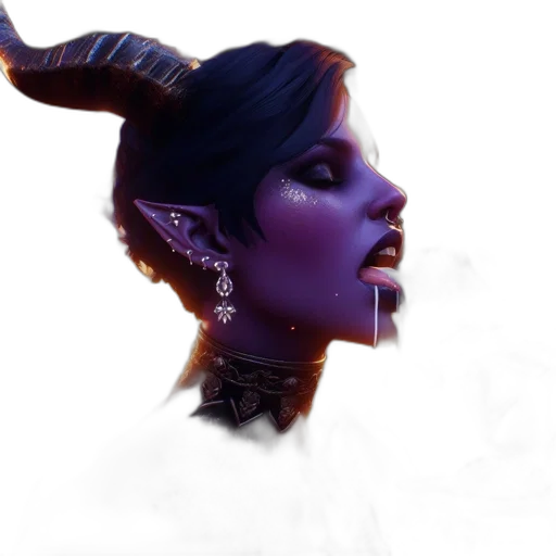 dragon, face, mask, staff transparent PNG cut-out