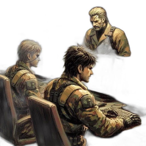 jacket, weapon, concept art, comic book art transparent PNG cut-out
