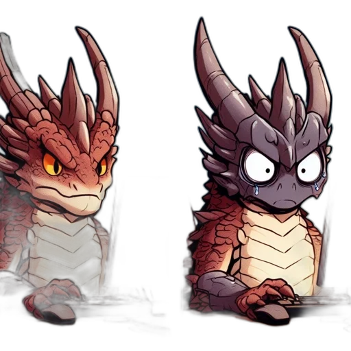 dragon, creature, concept art, fantasy art transparent PNG cut-out