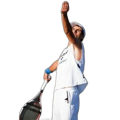 staff, photorealistic, tennis, player transparent PNG cut-out