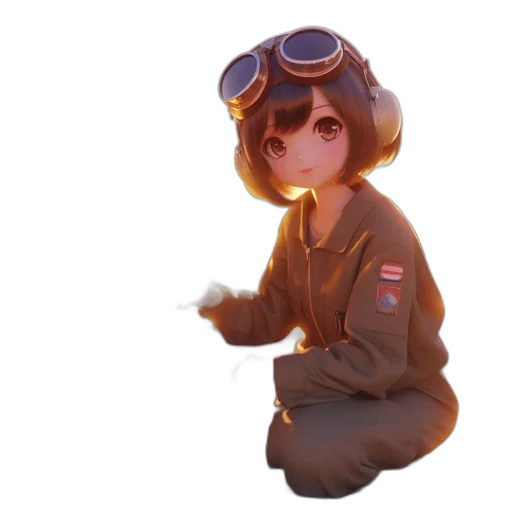 jacket, staff, weapon, hat transparent PNG cut-out