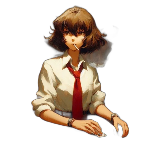 staff, face, jacket, robot transparent PNG cut-out