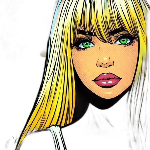 cartoon, comic book art, photorealistic, anime transparent PNG cut-out