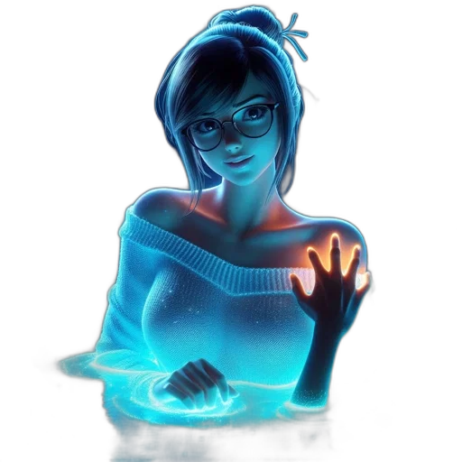 staff, dress, robot, concept art transparent PNG cut-out