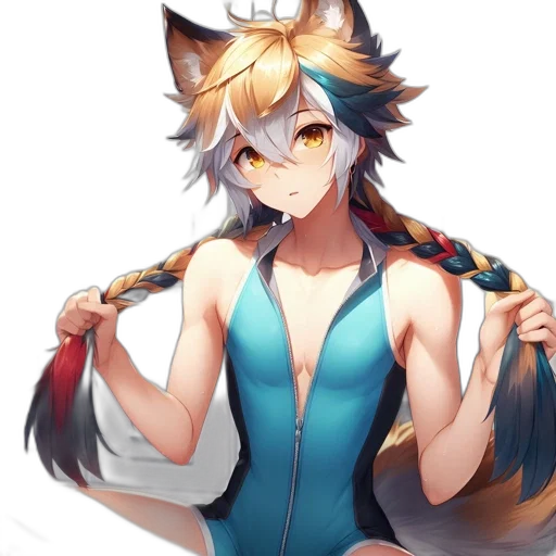 staff, animal, dress, hat transparent PNG cut-out