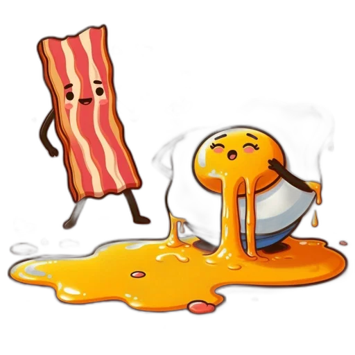 food, concept art, pixel art, comic book art transparent PNG cut-out
