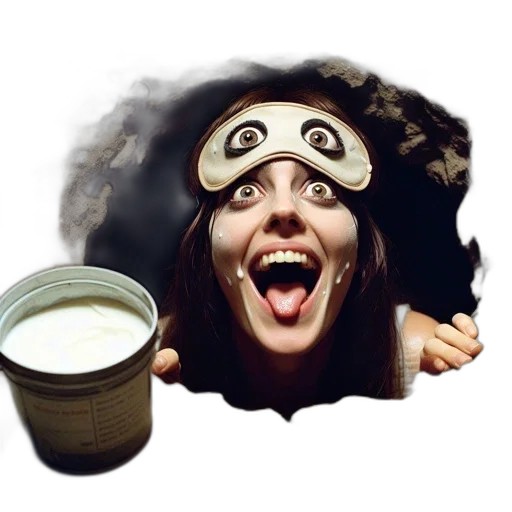 mask, face, food, concept art transparent PNG cut-out