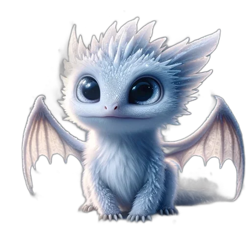 dragon, creature, animal, staff transparent PNG cut-out