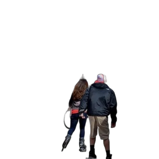 jacket, umbrella, staff, hat transparent PNG cut-out
