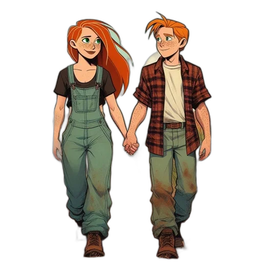 concept art, cartoon, comic book art, pixel art transparent PNG cut-out
