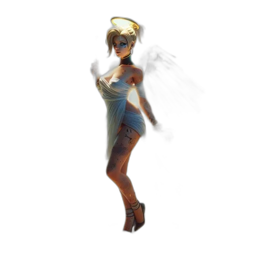 staff, dress, robot, weapon transparent PNG cut-out