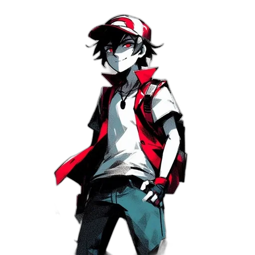 jacket, hat, staff, concept art transparent PNG cut-out